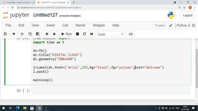 DIGITAL CLOCK USING PYTHON || HOW TO CREATE DIGITAL CLOCK USING TKINTER смотреть онлайн