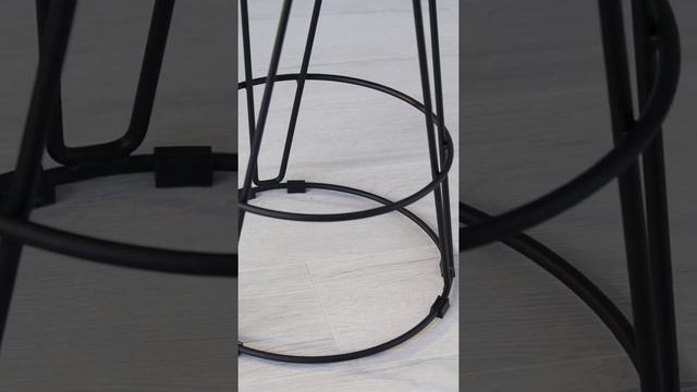 Полубарный высокий деревянный стул лофт (LOFT), табурет барный, для кухни, дома, дачи, балкона смотреть онлайн