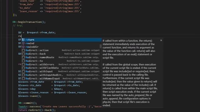 Create insert data from to date sum day in Laravel 8 | HR System Management смотреть онлайн