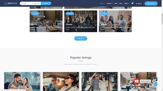 CityBook - Directory amp Listing WordPress Theme смотреть онлайн