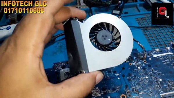 The system has detected that a cooling fan is not operating correctly