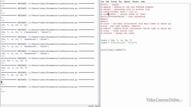 video5 3 Operating on lists with Functions смотреть онлайн