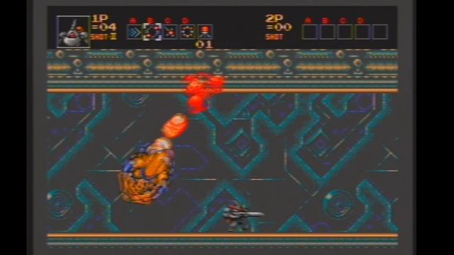 Probotector Megadrive 1cc Playthrough. CX-4 ending 1. Contra Hard corps. Genesis Browny смотреть онлайн