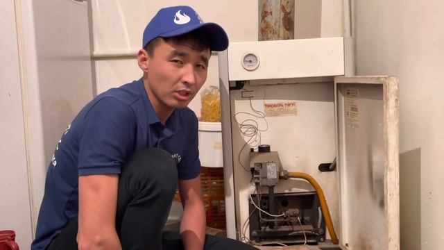 Ремонт газового котла Лемакс. Замена термопара .Проблемы и решения. Наш сайт: www.remontgaz.kz смотреть онлайн