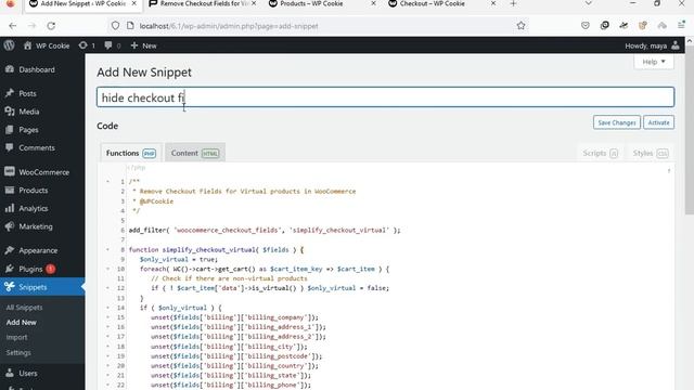 Hide Checkout Fields for Virtual products in WooCommerce without plugins [36] смотреть онлайн