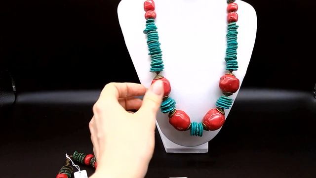 Обзор авторских украшений из натуральных камней коралл змеевик лава бохо стиль бижутерия кораллы смотреть онлайн