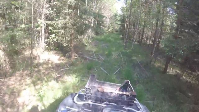 Suzuki KingQuad 500 axi + Kranman смотреть онлайн