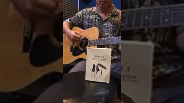 Guitar Pickup P-011 แบบไม่ต้องเจาะกีตาร์ смотреть онлайн