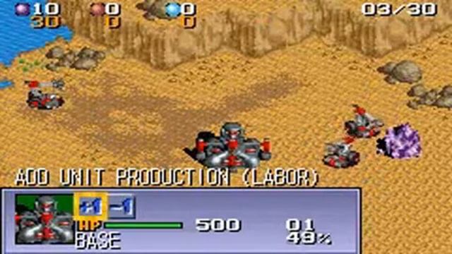 Mech Platoon sur GameBoy Advance смотреть онлайн