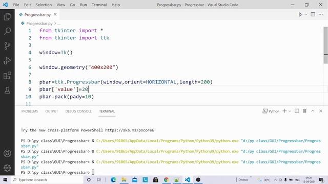 Progressbar in tkinter | Python Tkinter GUI Tutorial part18 смотреть онлайн