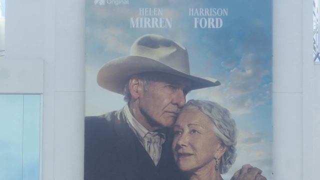 1923 Helen Mirren Harrison Ford Billbord Melrose Avenue Los Angeles California USA December 25, 202 смотреть онлайн
