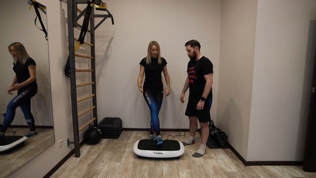 Полезные упражнения для бега на виброплатформе Begibey SlimBox/работаем над мышцами стабилизаторами смотреть онлайн