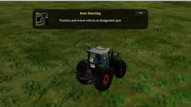 Agricultural Simulator 2013 Tutorial Basic Attaching смотреть онлайн