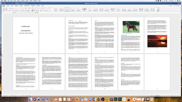 How to Create a Table of Contents in Word | Microsoft Word Tutorial смотреть онлайн
