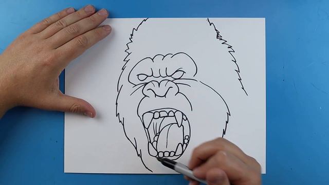 How to Draw KING KONG'S FACE смотреть онлайн