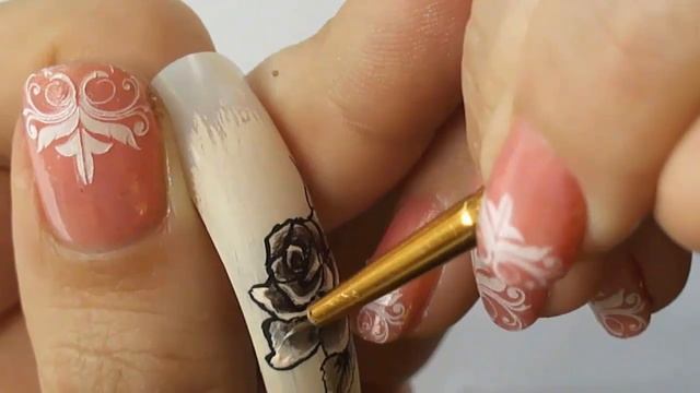 Мастер-класс дизайн ногтей Марины Щегловой Пепельная роза смотреть онлайн