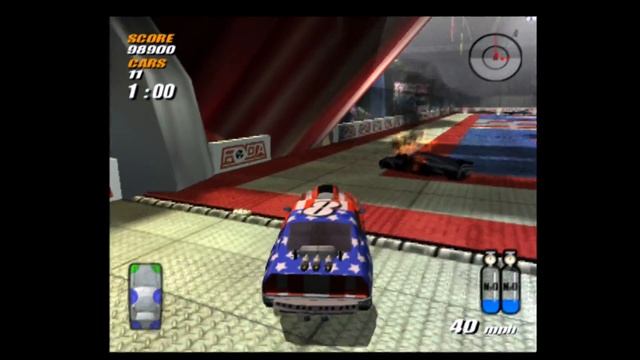 Destruction Derby Arenas Walkthrough (PS2) - Championship Part 11 - Lt. Johnson JR. - 60 fps смотреть онлайн