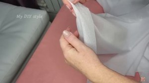 Швейный трюк. Как укоротить шторы, не снимая их с окна