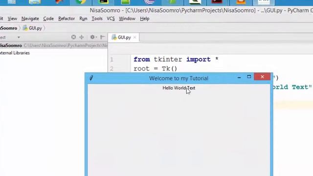Basic Window Creation using Python 3.x смотреть онлайн