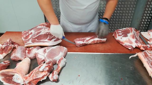 Разделка свиной полутуши! Как сделать быстро и правильно в домашних условиях!!! смотреть онлайн