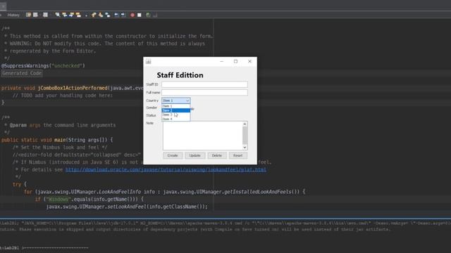 [MOB1023 - Java 2] Lab 2 Bài 1: Thiết kế 2 form quản lý nhân viên (Source Code Download) ✔ смотреть онлайн