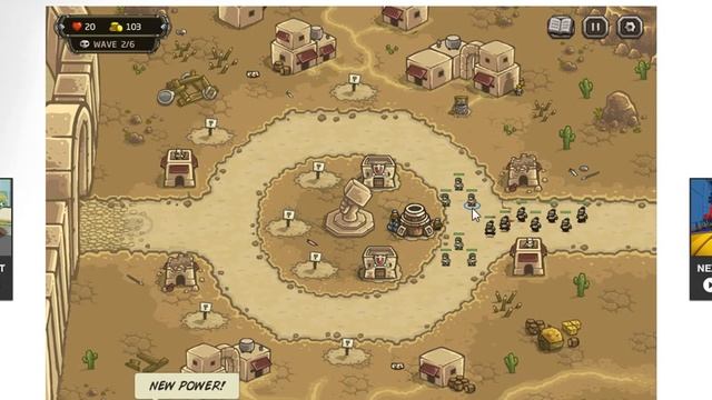Обзор браузерной игры Kingdom Rush Frontiers #1 смотреть онлайн