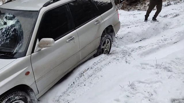 Subaru Forester, вслед за УАЗ Патриот вдоль р.Караульная 04.11.23 ч.2. смотреть онлайн