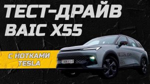 Тест BAIC X55: "китаец" с нотками Tesla