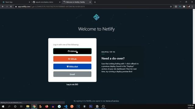 Deploy any React JS App to Netlify with Github | Hosting React JS Apps смотреть онлайн