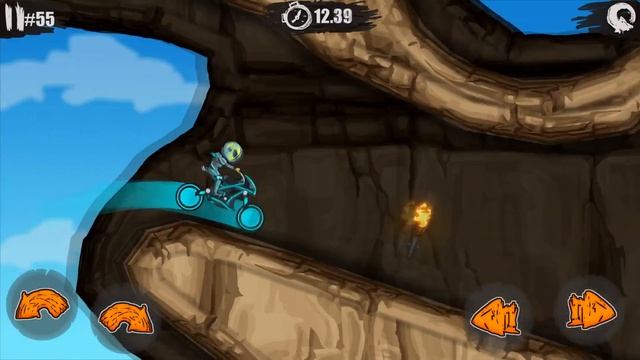 MOTO X3M Bike Racing Game ГОНКИ НА МОТОЦИКЛАХ - проходим новые сложные трассы (Уровни 51-60) смотреть онлайн