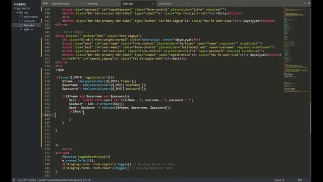 php ile chat uygulaması #1 | kayıt ve kullanıcı girişi смотреть онлайн