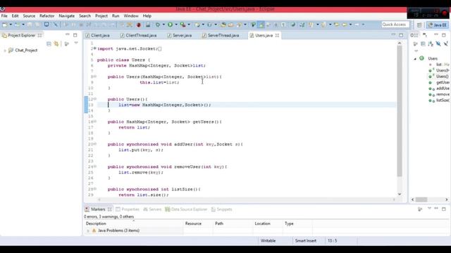 Chat Java (Thread y Socket) смотреть онлайн