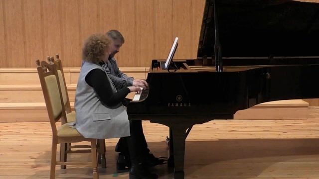 Канке Максим. "Ішов кобзар чистим полем", обробка в 4 руки. смотреть онлайн