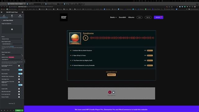 Match Audio Player Colors with the Artwork dynamically with MP3 Audio Player Pro for WordPress смотреть онлайн