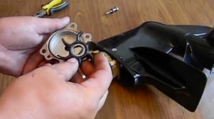 Замена крыльчатки помпы на лодочном моторе