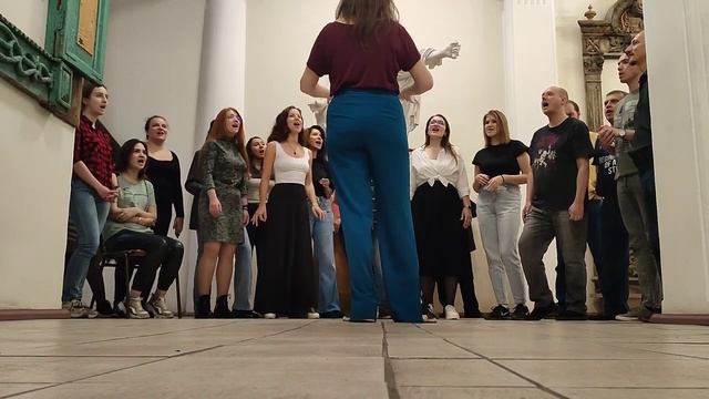 Эстрадный хор Jam Sound - Лететь (акапелла репетиция) смотреть онлайн