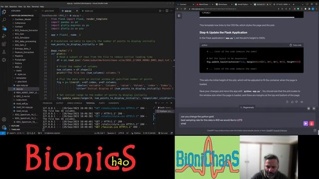EEG Data in Python (plotly and pandas libraries) смотреть онлайн