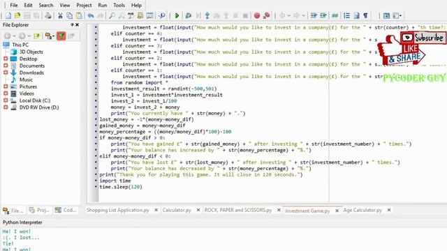 Running all the Python programs I have made so far! смотреть онлайн