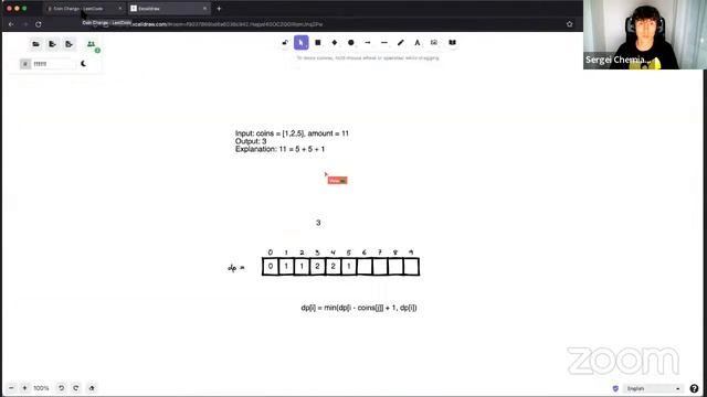Разбор задачи LeetCode 322. Coin Change @algoseekee смотреть онлайн