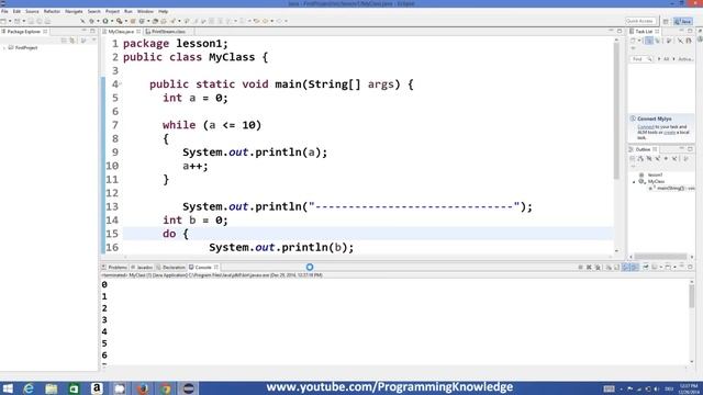 Java Tutorial For Beginners 12 - The do-while Statements (do-while Loops) смотреть онлайн