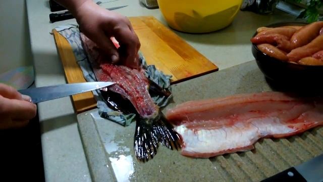 Разделка щуки на филе смотреть онлайн