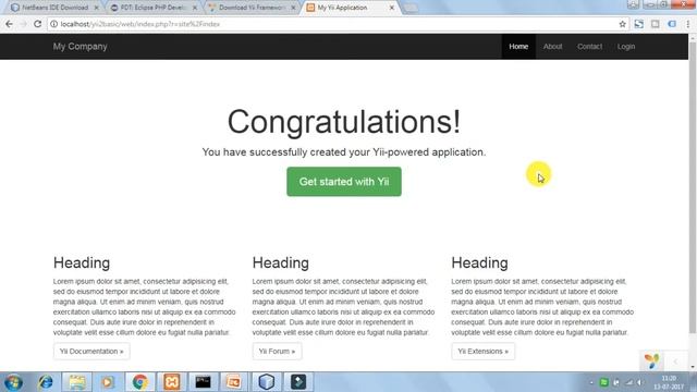 Yii2 Tutorials #2 - Installation смотреть онлайн