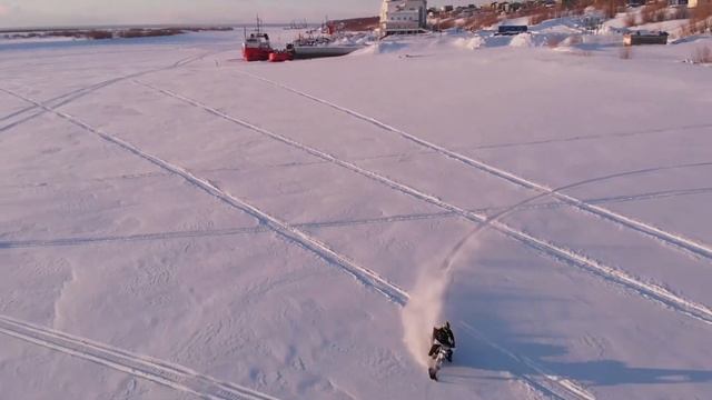 Зимний тест драйв Kawasaki KLX250