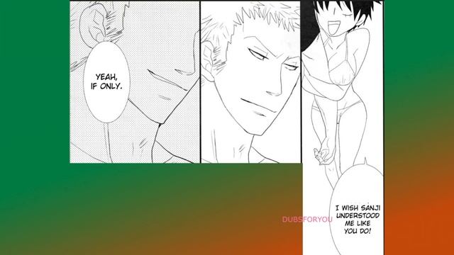 Luffy Become A Girl! Sanji And Zoro Fight For Luffy.... One Piece Comic Dub