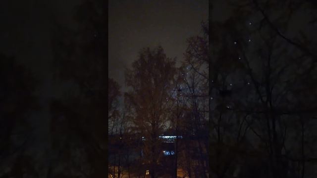 Шок. Как выглядит НЛО Санкт Петербург. Светящиеся огоньки. смотреть онлайн