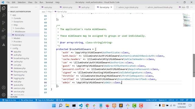 Laravel 8 Multi Authentication System Bangla | Admin Guard | Admin Middleware | Part 04 смотреть онлайн
