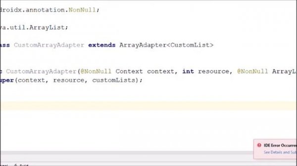 Custom List in Android Studio with Image and Text | Android App Development video#29