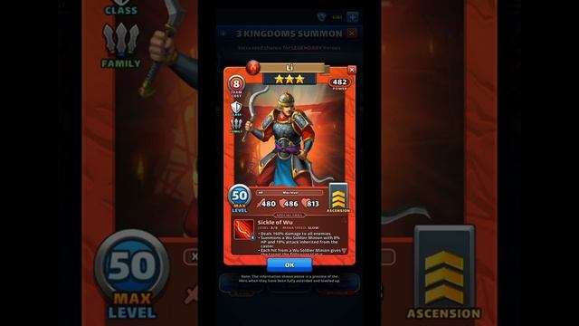 WAR OF THE THREE KINGDOMS SUMMON - LI REVIEW Empires and Puzzles смотреть онлайн