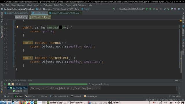 Replace String Constants with Type - Variation III смотреть онлайн