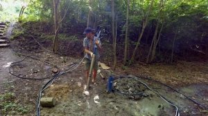 Желонка своими руками, прочистка скважины от глины.